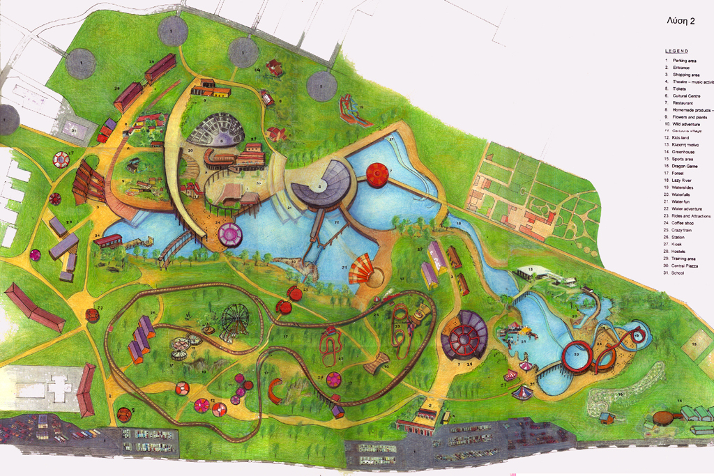 Φωτογραφίες έργων - Architectural Portfolio Proposal for the development of a theme park inside Antonis Tritsis “Environmental Awareness Park”